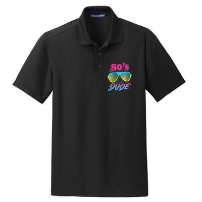 This Is My 80s Dude Costume Party Dry Zone Grid Polo