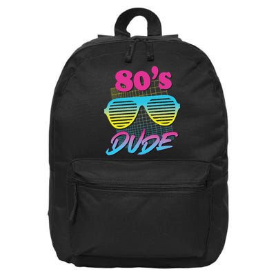 This Is My 80s Dude Costume Party 16 in Basic Backpack