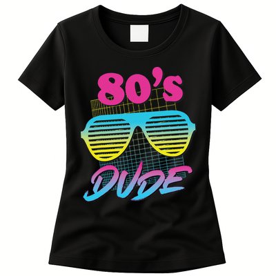 This Is My 80s Dude Costume Party Womens T-Shirt