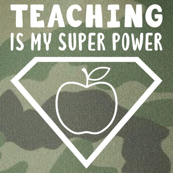 Teaching Is My Superpower Legacy Tie Dye Trucker Hat