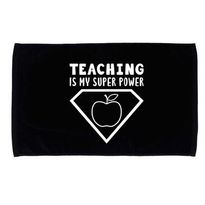 Teaching Is My Superpower Microfiber Hand Towel