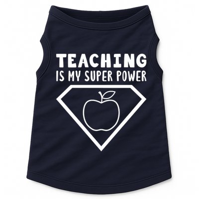 Teaching Is My Superpower Doggie Tank
