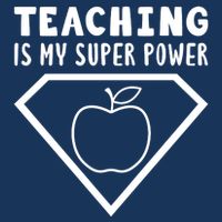 Teaching Is My Superpower Drawstring Bag