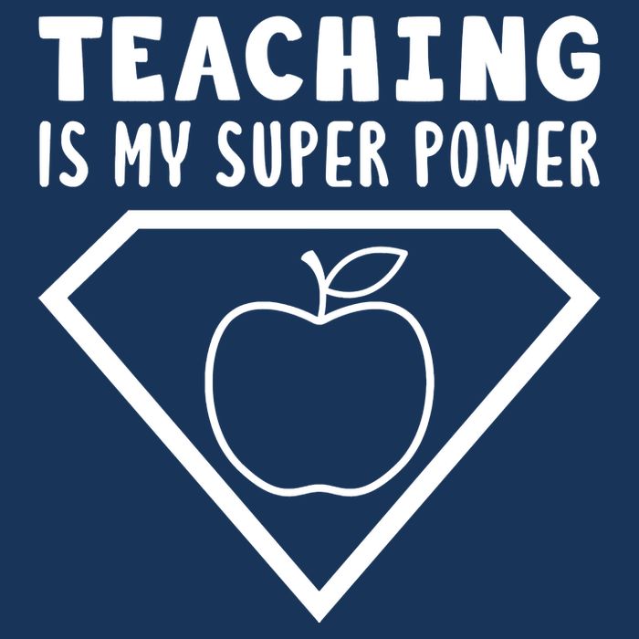 Teaching Is My Superpower Drawstring Bag