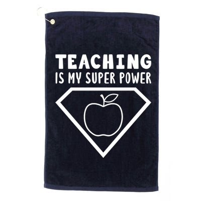 Teaching Is My Superpower Golf Towel