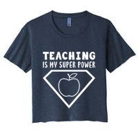 Teaching Is My Superpower Crop Top