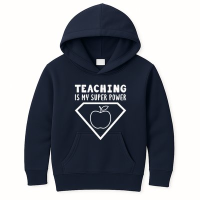 Teaching Is My Superpower Kids Hoodie