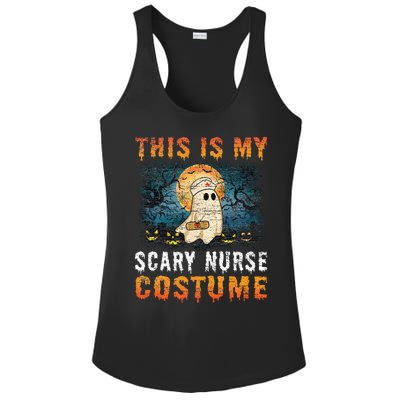 This Is My Scary Nurse Costume Fun Halloween Ladies PosiCharge Competitor Racerback Tank