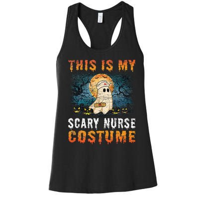 This Is My Scary Nurse Costume Fun Halloween Women's Racerback Tank