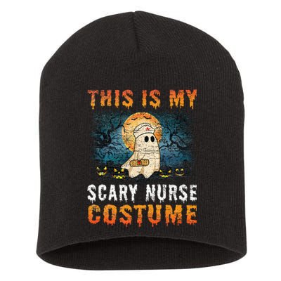 This Is My Scary Nurse Costume Fun Halloween Short Acrylic Beanie