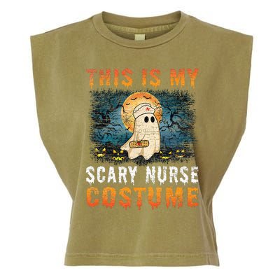 This Is My Scary Nurse Costume Fun Halloween Garment-Dyed Women's Muscle Tee