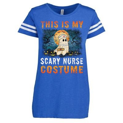 This Is My Scary Nurse Costume Fun Halloween Enza Ladies Jersey Football T-Shirt