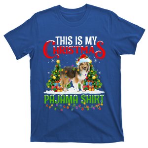 This Is My Christmas Pajama Gift Shetland Sheepdog Xmas Gift T-Shirt