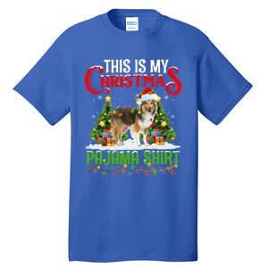 This Is My Christmas Pajama Gift Shetland Sheepdog Xmas Gift Tall T-Shirt