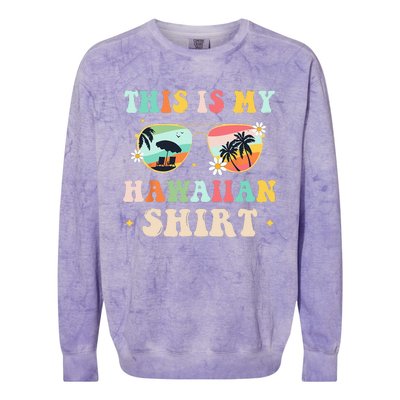 This Is My Hawaiian summer vacation Colorblast Crewneck Sweatshirt