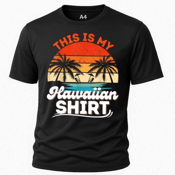This Is My Hawaiian Retro Summer Vacation Party Hawaii Cooling Performance Crew T-Shirt