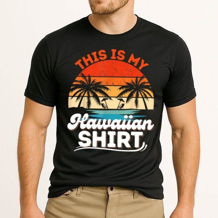 This Is My Hawaiian Retro Summer Vacation Party Hawaii Cooling Performance Crew T-Shirt
