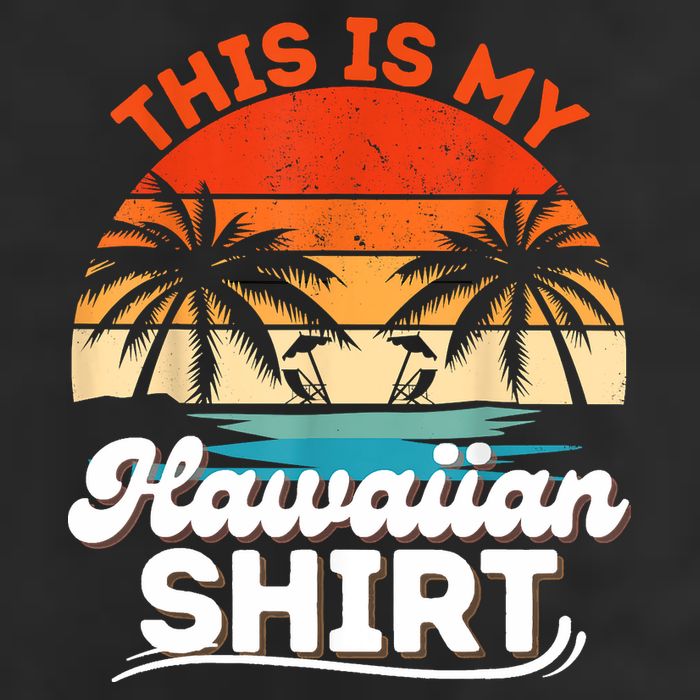 This Is My Hawaiian Retro Summer Vacation Party Hawaii Adult Drive Performance Visor