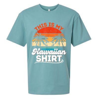 This Is My Hawaiian Retro Summer Vacation Party Hawaii Sueded Cloud Jersey T-Shirt
