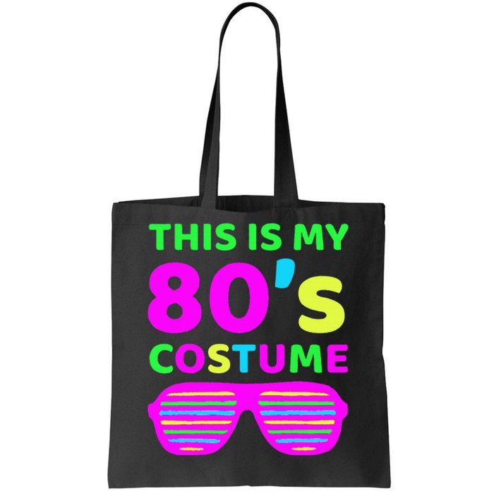 This Is My 80S Costume Outfit Eighties Retro Party Design Tote Bag