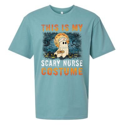 This Is My Scary Nurse Costume Fun Halloween Sueded Cloud Jersey T-Shirt