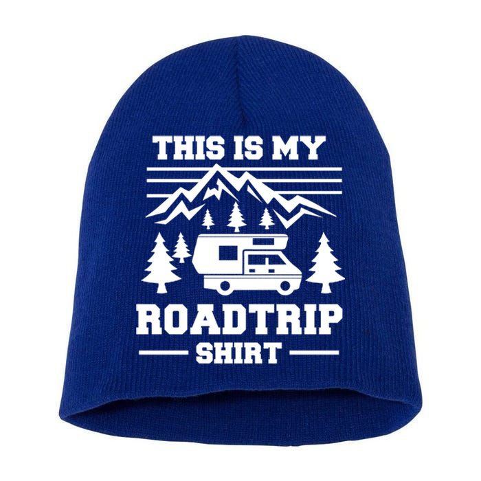 This Is My Road Trip Gift Rv Camper Travel Family Vacation Gift Short Acrylic Beanie