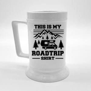 This Is My Road Trip Gift Rv Camper Travel Family Vacation Gift Beer Stein