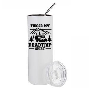 This Is My Road Trip Gift Rv Camper Travel Family Vacation Gift Stainless Steel Tumbler