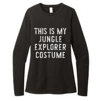 This Is My Jungle Explorer Halloween Costume Lazy Easy Womens CVC Long Sleeve Shirt