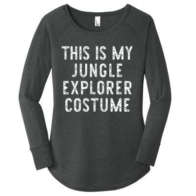 This Is My Jungle Explorer Halloween Costume Lazy Easy Women's Perfect Tri Tunic Long Sleeve Shirt