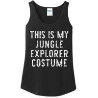 This Is My Jungle Explorer Halloween Costume Lazy Easy Ladies Essential Tank