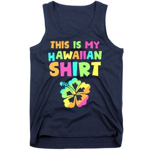 This Is My Hawaiian Tropical Luau Costume Party Hawaii Tank Top