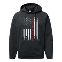 This Is My Pride Flag USA American 4th Of July Performance Fleece Hoodie