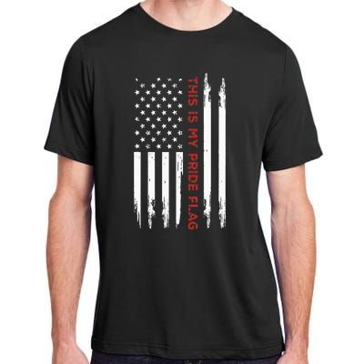 This Is My Pride Flag USA American 4th Of July Adult ChromaSoft Performance T-Shirt