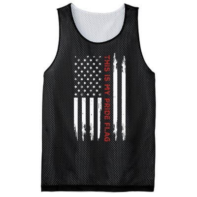 This Is My Pride Flag USA American 4th Of July Mesh Reversible Basketball Jersey Tank