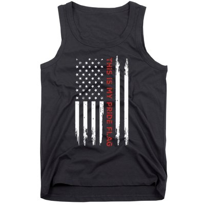 This Is My Pride Flag USA American 4th Of July Tank Top