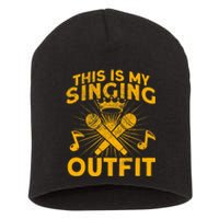 This Is My Singing Outfit Karaoke Singer Short Acrylic Beanie