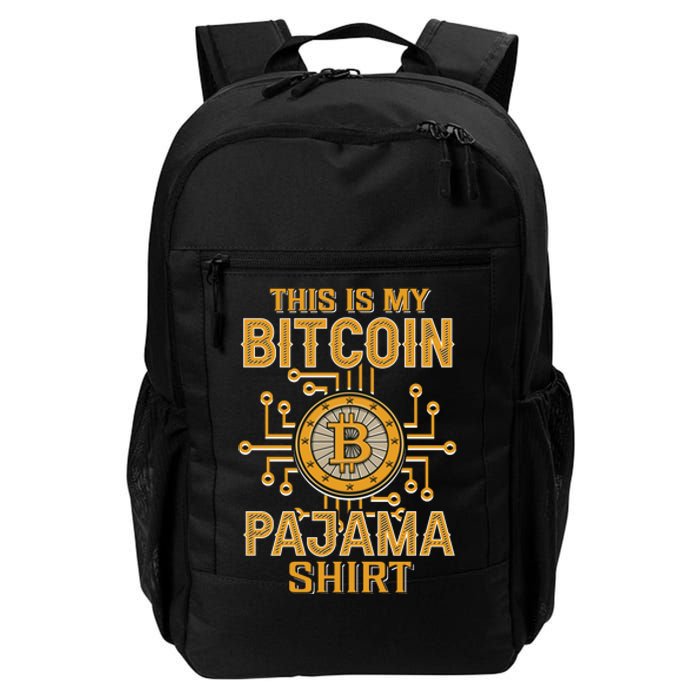 This Is My Bitcoin Pajama Shirt Daily Commute Backpack