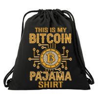 This Is My Bitcoin Pajama Shirt Drawstring Bag