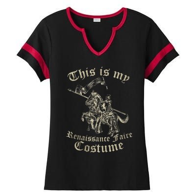 This Is My Renaissance Faire Costume Ladies Halftime Notch Neck Tee