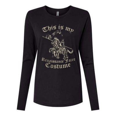 This Is My Renaissance Faire Costume Womens Cotton Relaxed Long Sleeve T-Shirt