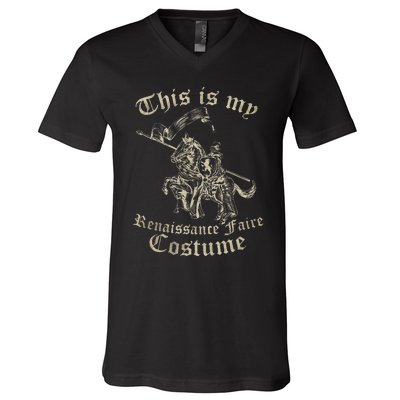 This Is My Renaissance Faire Costume V-Neck T-Shirt