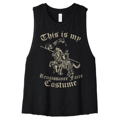 This Is My Renaissance Faire Costume Women's Racerback Cropped Tank