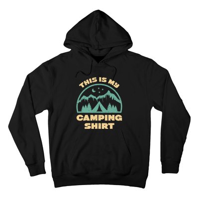 This Is My Camping Funny Retro Camping Hoodie