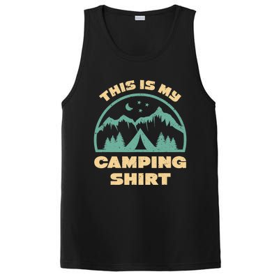 This Is My Camping Funny Retro Camping PosiCharge Competitor Tank