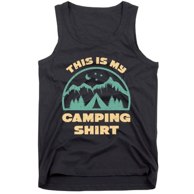 This Is My Camping Funny Retro Camping Tank Top