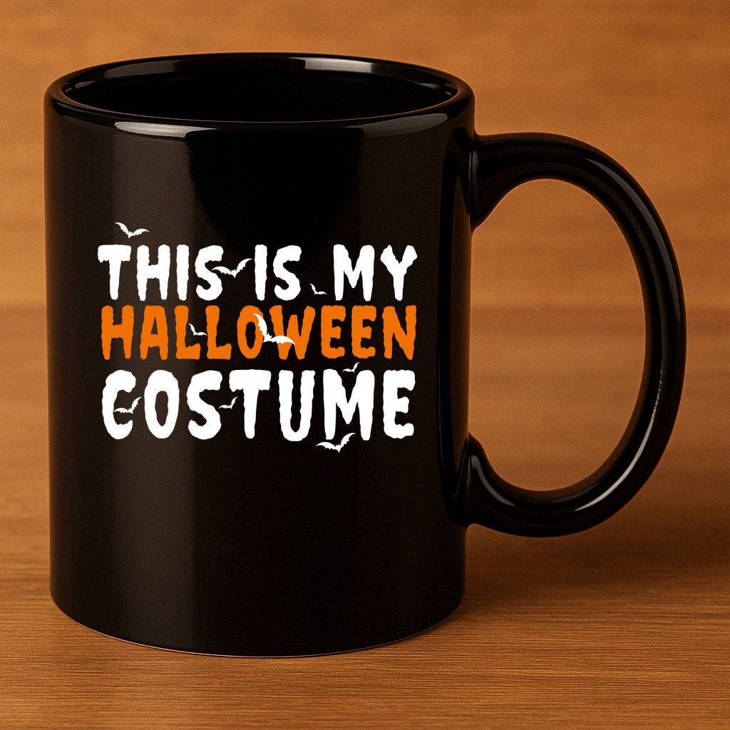 This Is My Halloween Costume Spooky 11oz C Handle Ceramic Mug