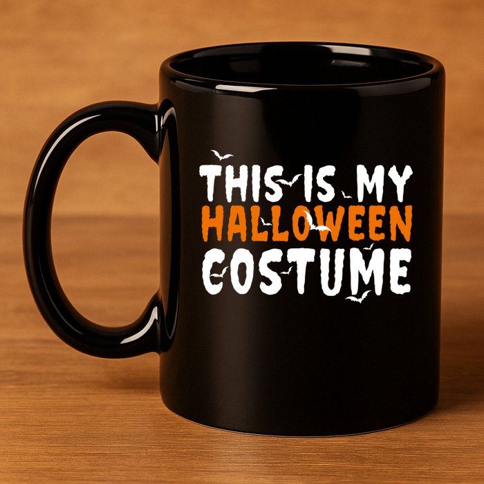 This Is My Halloween Costume Spooky 11oz C Handle Ceramic Mug