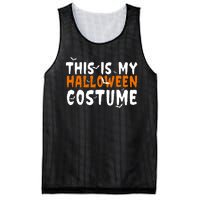 This Is My Halloween Costume Spooky Mesh Reversible Basketball Jersey Tank