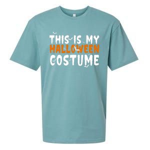 This Is My Halloween Costume Spooky Sueded Cloud Jersey T-Shirt